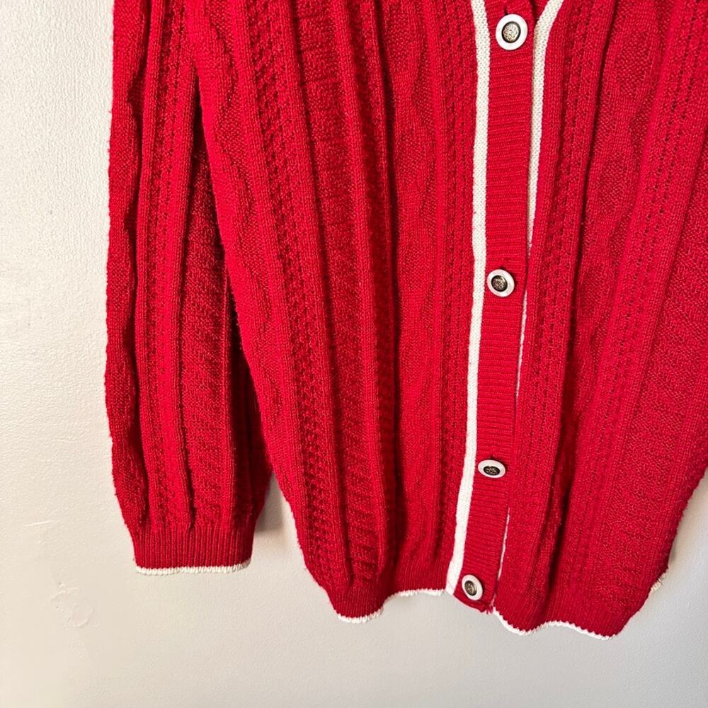 Cricket Lane Vintage Cardigan Sweater Womens Plus 20W Academic Preppy Collegiate - Picture 3 of 8